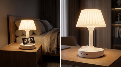 ARMORA™ Akıllı LED Masa Lambası | USB Şarjlı Çoklu Priz & Telefon Standı
